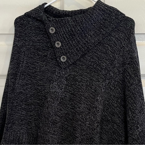 KAREN SCOTT poncho sweater - Picture 2 of 7